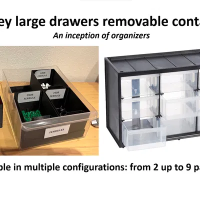 Vách Ngăn Tháo Rời Cho Ngăn Kéo Lớn Stanley