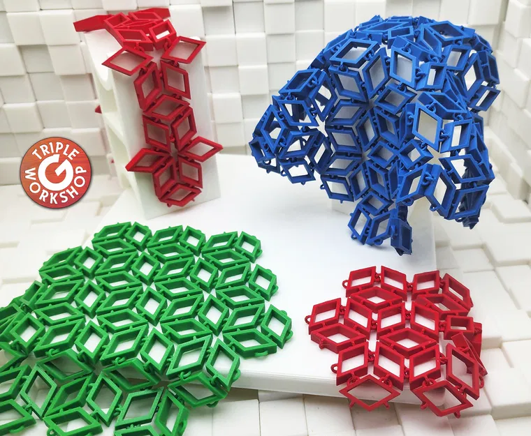 Mô hình Lưới Kim Cương Linh Hoạt ⬨ 5 Mẫu - Image 3