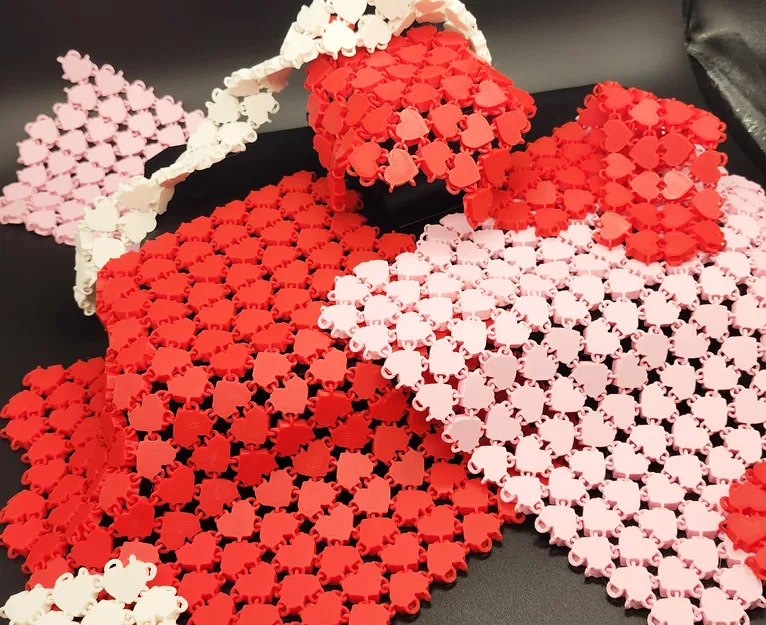 Vải Tim Mềm Dẻo ♡ 7 Mẫu - Image 2