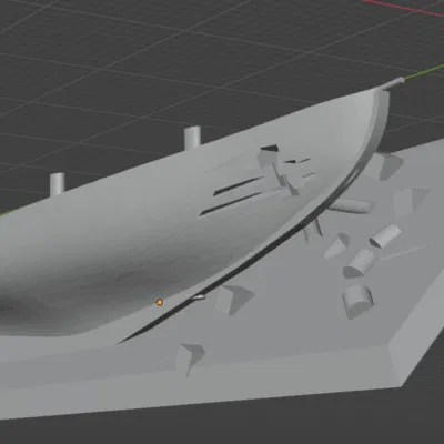 Tàu Đắm Cho Bể Cá