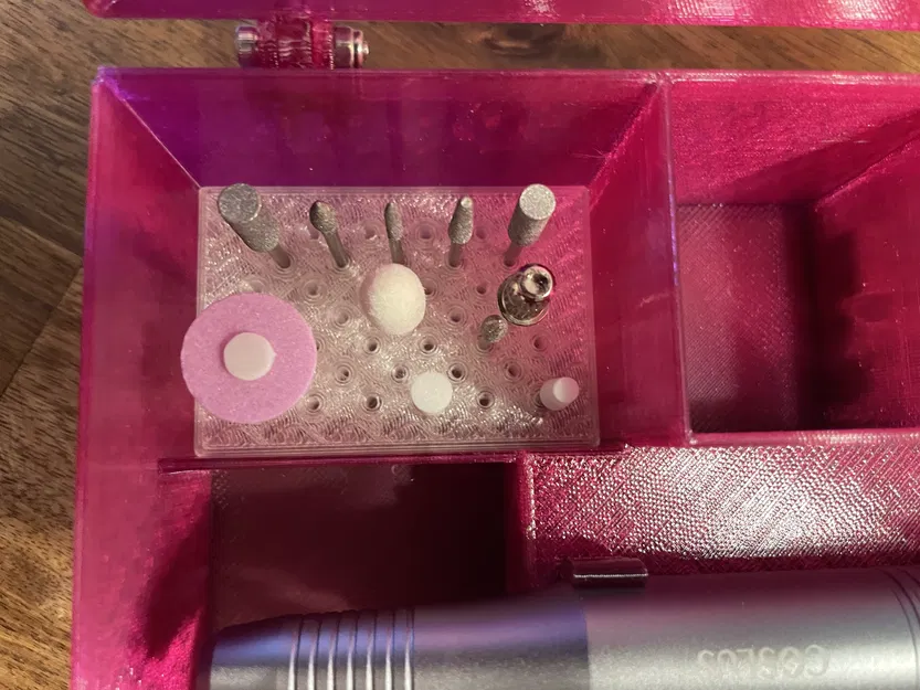 Hộp Đựng Máy Mài Móng "COSLUS" - Image 3