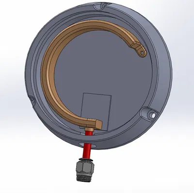 Ống Bourdon - Cảm biến Áp suất/Chân không Tự Chế