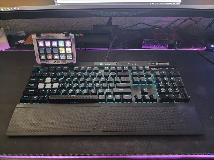 Gắn Stream Deck MK2 Lên Bàn Phím Corsair K70 Mk.2 - Image 2