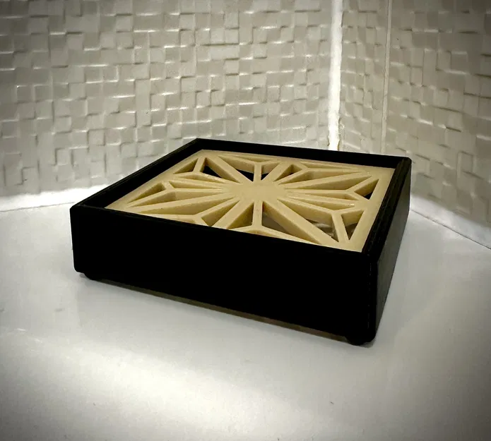 Hộp Đựng Xà Phòng Phong Cách Kumiko Nhật Bản - Image 2