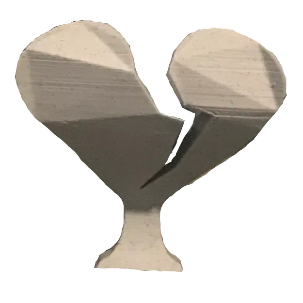 Cúp Trái Tim 2 Mặt Khi Yêu Và Khi Hết Yêu <3 - Image 2