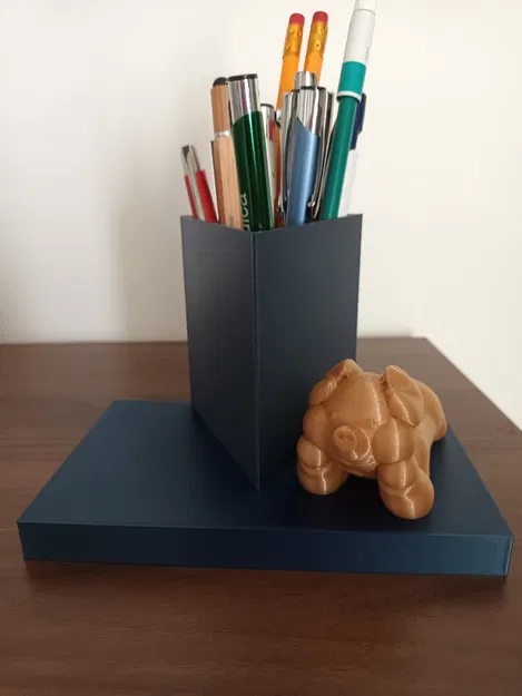 Ống cắm bút/hộp đựng bút hình heo - Image 2