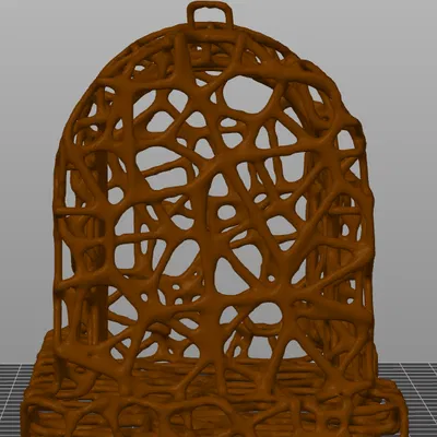 Krusty Krab trang trí bể cá phong cách Voronoi