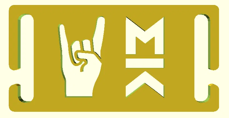 Patch/Bảng Tên MOLLE Tùy Chỉnh - Chữ & SVG - OpenSCAD - Image 5