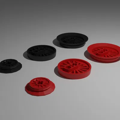 Bánh Xe Tàu LEGO - Tối Ưu Cho In 3D