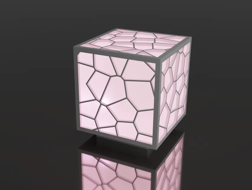 Đèn Voronoi - Đèn Pha Lê Hình Khối - Image 1