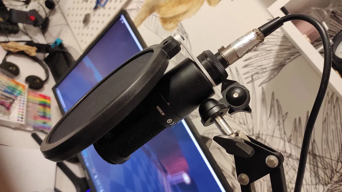 Bộ chuyển đổi lọc âm Audiotechnica AT2020 (lọc âm Neewer) - Image 2