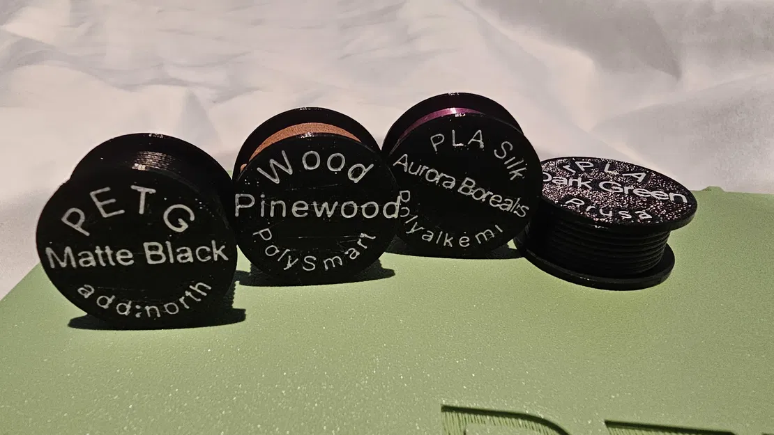 Mini Swatch Cuộn Filament Có Chữ In - MMU - Image 1