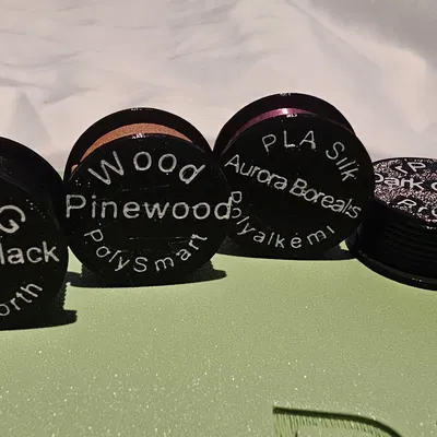 Mini Swatch Cuộn Filament Có Chữ In - MMU