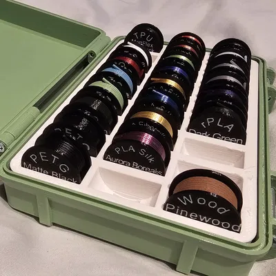 Mini Swatch Cuộn Filament Có Chữ In - MMU