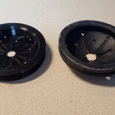 Chắn Rác Máy Ép Rác 3D