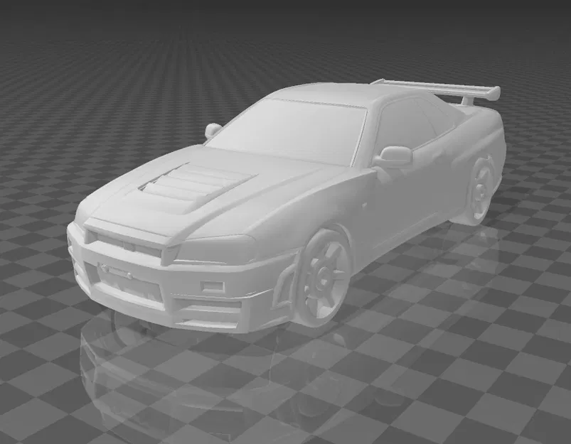 Vỏ Xe RC Open Z V16 Nissan Skyline R34 V-Spec 94mm - Image 2