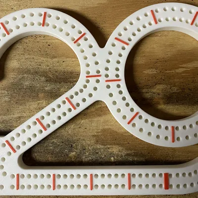 Bàn Cờ Cribbage Hình Số 29 Độc Đáo