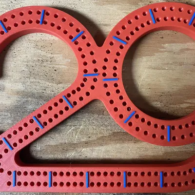 Bàn Cờ Cribbage Hình Số 29 Độc Đáo