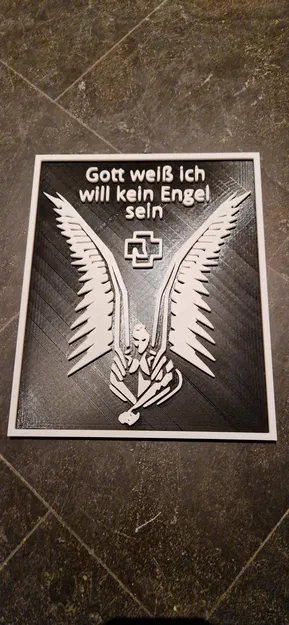 Mô hình Thiên thần Rammstein Treo Tường - Image 1