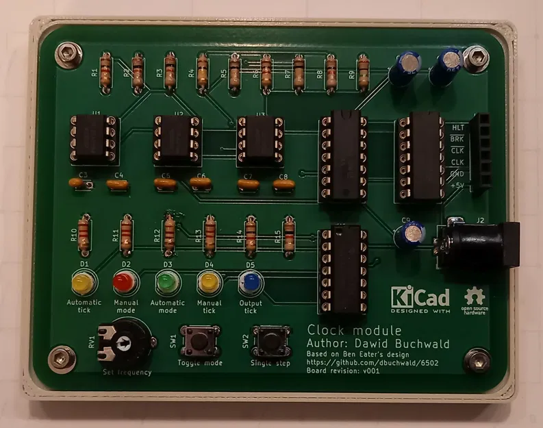 Phần đế cho Bo mạch Đồng hồ V1.1 của Dawid Buchwald - Image 2