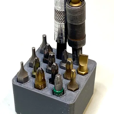 Hộp Gridfinity Dành Cho Mũi Khoan