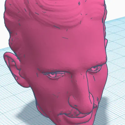 Mô hình Nickola Tesla Đầu Lắc