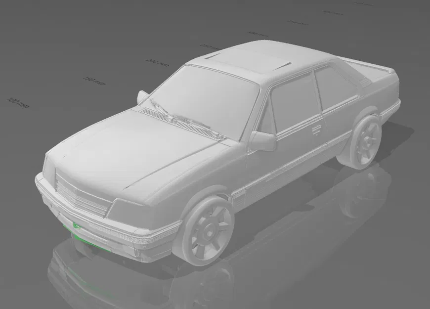 Vỏ Xe Chevrolet Monza Classic 500 Open Z V16 Tỷ Lệ 94mm - Image 2