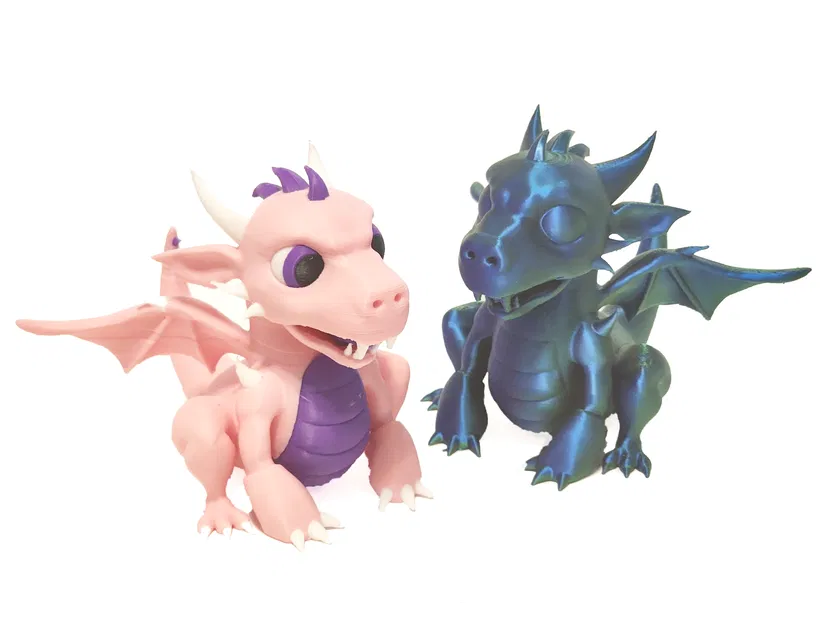 Rồng Con Baby Dragon - Mô hình in 3D - Image 1