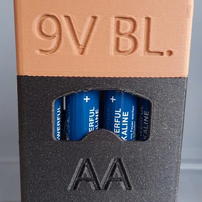 Thùng bia xếp chồng đựng pin / AA/AAA/9V Block/CR2032