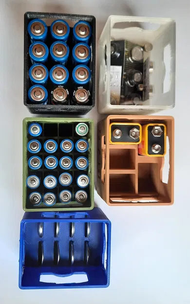 Thùng bia xếp chồng đựng pin / AA/AAA/9V Block/CR2032 - Image 6