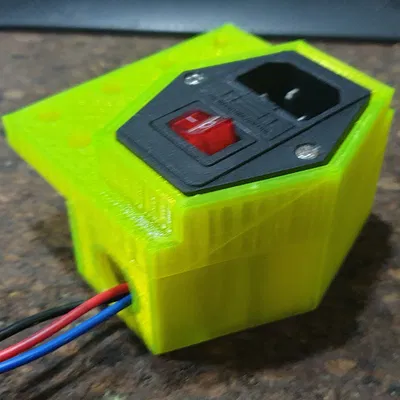 The 100 printer - Ổ cắm điện kín - Gắn thấp phía sau