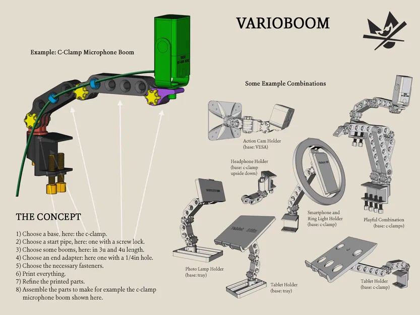 Varioboom (giá đỡ micro dạng kẹp c) - Image 1