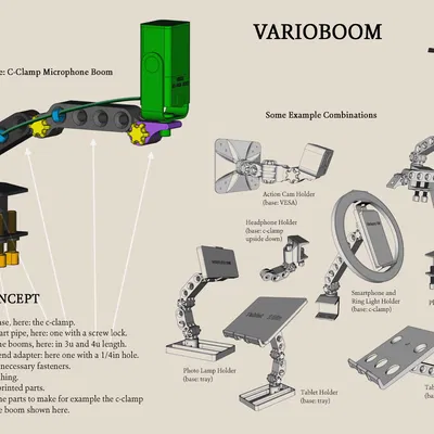 Varioboom (giá đỡ micro dạng kẹp c)