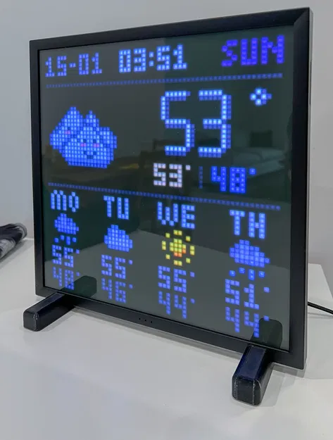 Chân đế gắn cho màn hình Divoom Pixoo-64 - Image 1