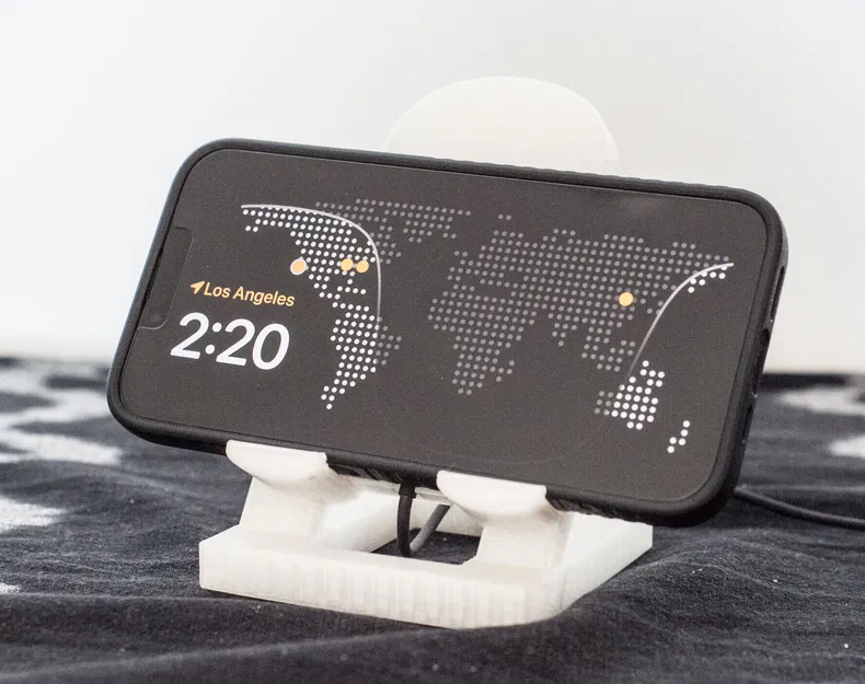 Đế sạc nam châm không dây iPhone cho iOS 17 - Image 2