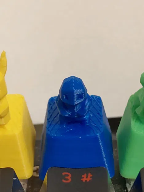 Keycap Squirtle Phong Cách Low Poly - Image 1