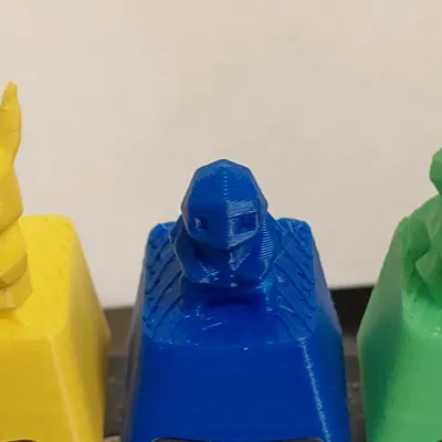 Keycap Squirtle Phong Cách Low Poly