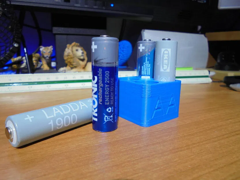 Đế Giữ Pin AA Đơn Giản - Image 1