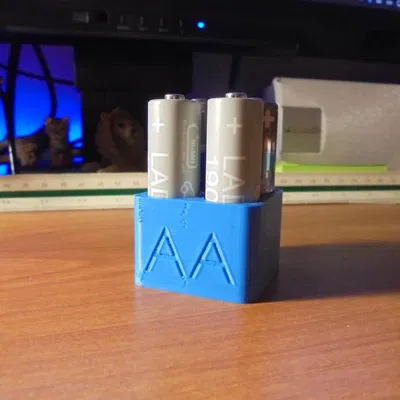 Đế Giữ Pin AA Đơn Giản