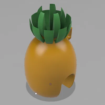 Phụ kiện trang trí bể cá hình trái thơm