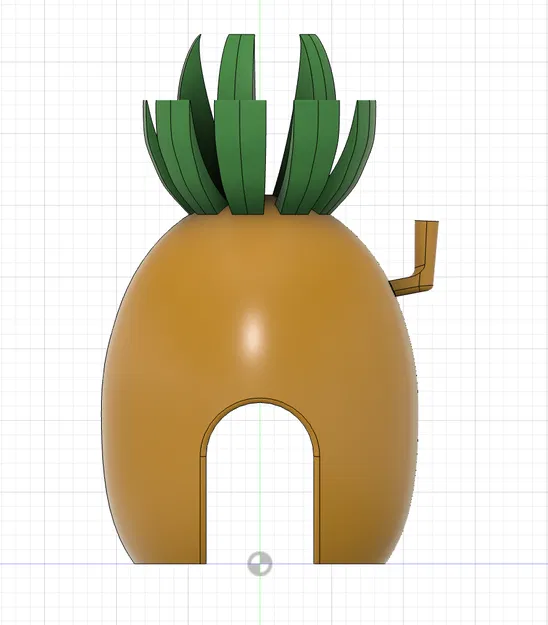 Phụ kiện trang trí bể cá hình trái thơm - Image 2