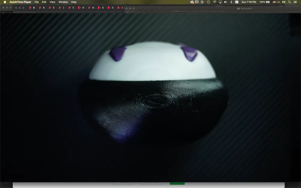 Mô hình in 3D Kaonashi (Không Diện) Đa Sắc Màu - Image 2