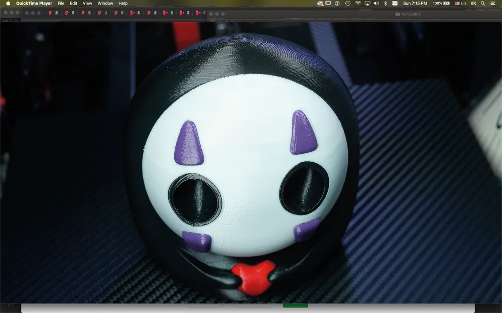 Mô hình in 3D Kaonashi (Không Diện) Đa Sắc Màu - Image 3