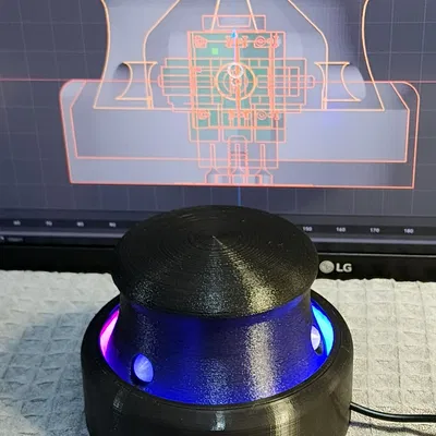 Space Mushroom Remix: Nút vặn kiểu UFO có đèn LED