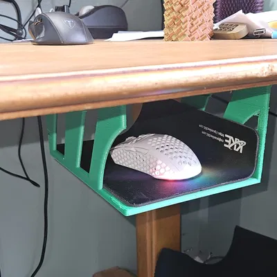 Kệ Chuột Công Thái Học Gắn Dưới Bàn