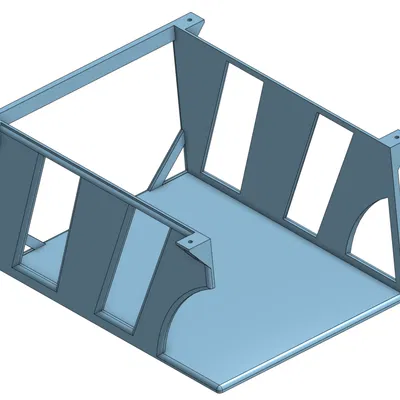 Kệ Chuột Công Thái Học Gắn Dưới Bàn