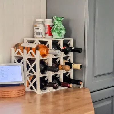 Giá Đựng Chai Hàng Loạt Dạng PARAMETRIC