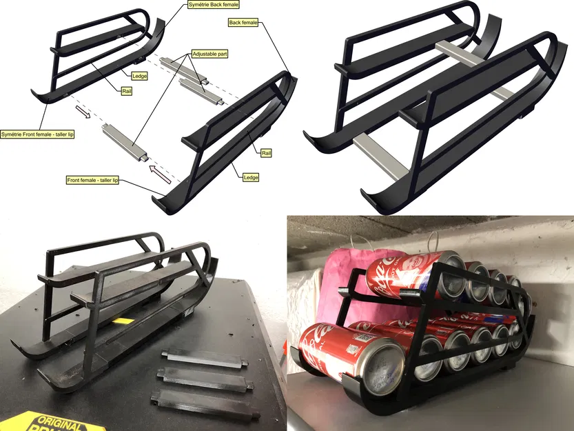 Dụng cụ đựng lon nước ngọt có thể điều chỉnh - Image 1