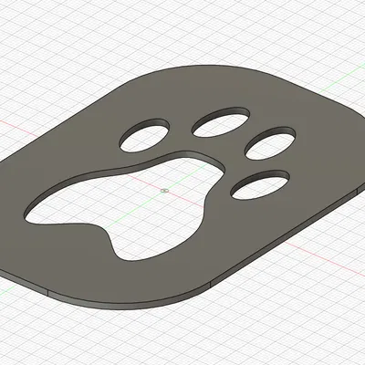 Mẫu Bàn Chân "Paw"