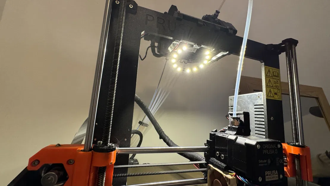 Giá đỡ Vòng đèn LED Ooznest cho Máy in Prusa Mk3S+ - Image 1